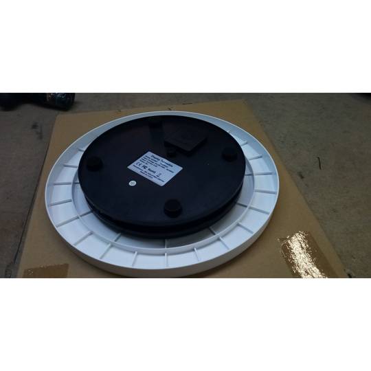 Socle rotatif électrique de 45 cm. Plateforme tournante blanche