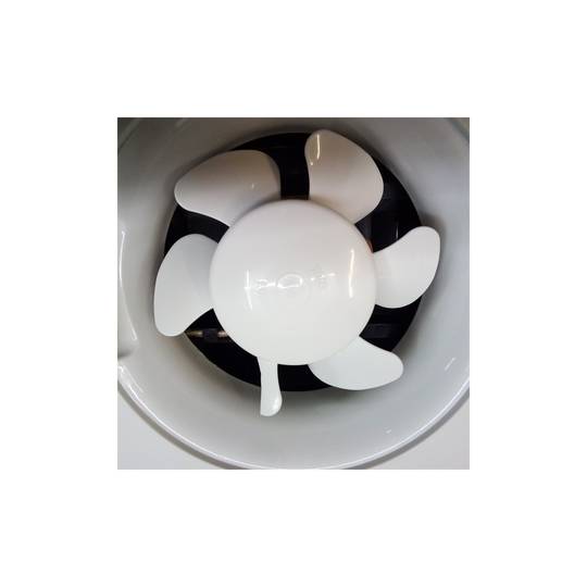 Ventilador d´escapament, Extractor d´aire 195x195 mm sense tapa amb sistema antiretorn per a bany lavabo cuina traster garatge