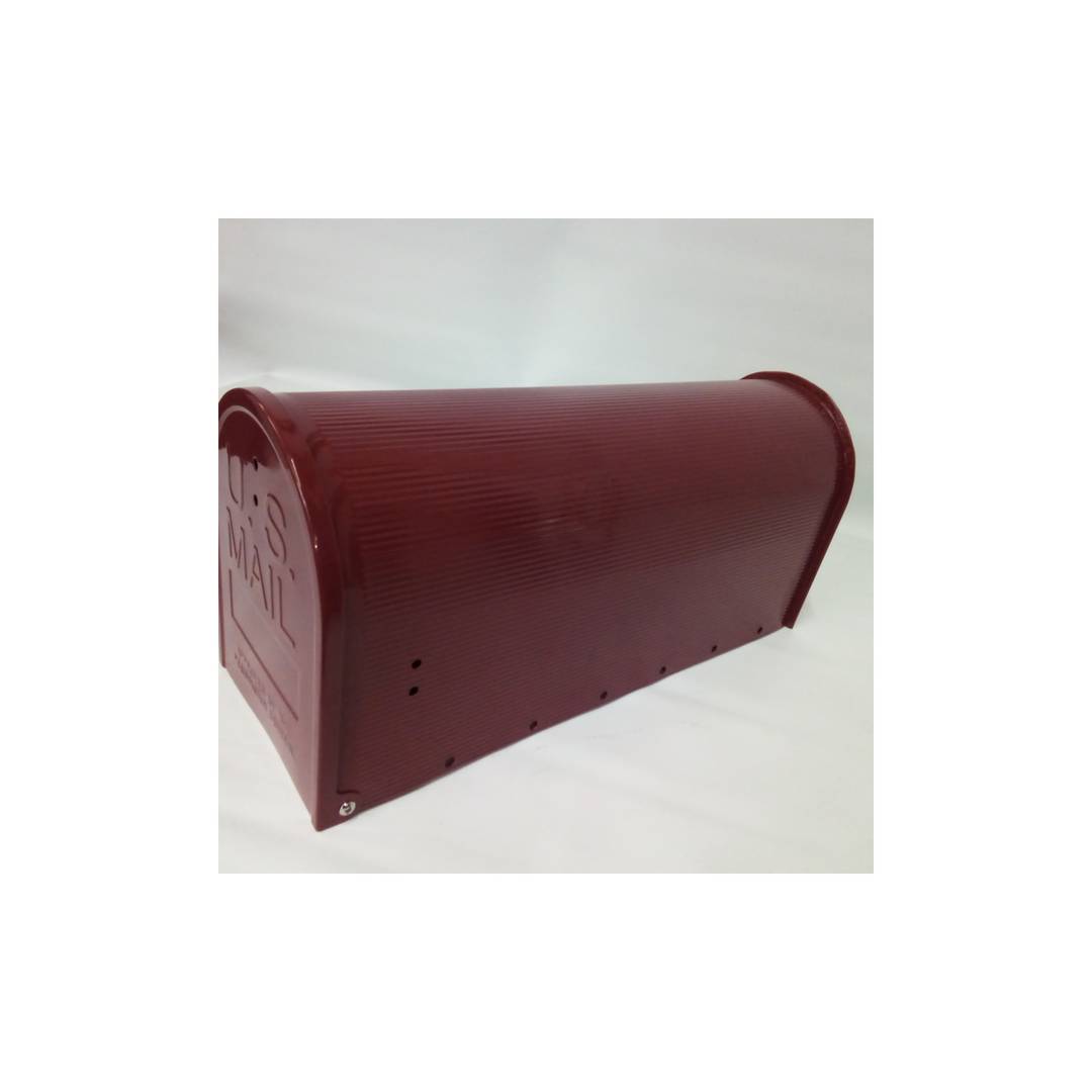 Buzón US Mail de aluminio para correo postal americano rojo