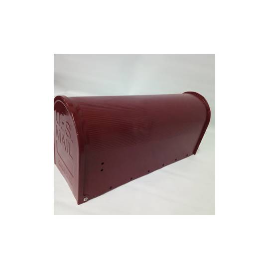 Buzón US Mail de aluminio para correo postal americano rojo