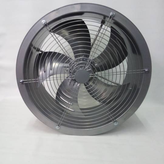 500mm Pipe Air Extractor for Industrial Ventilation 1350rpm Round 580x580x260mm Silver