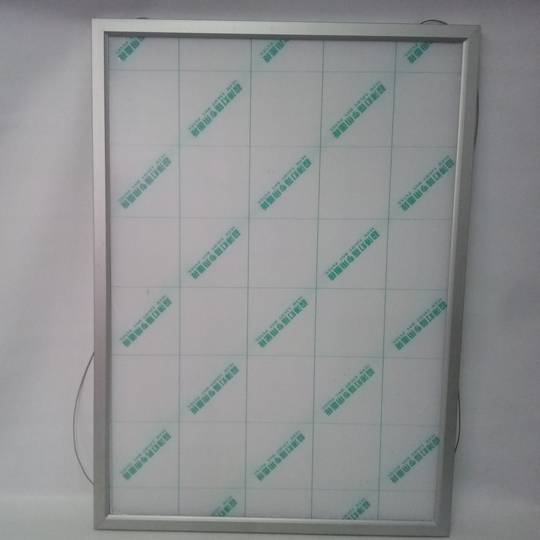 Marco cuadro iluminado por LED A1 635x880mm de doble cara para cartel anuncio letrero