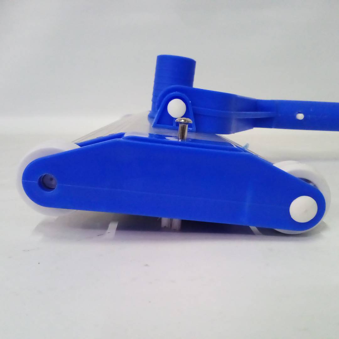 Rechthoekige aluminium handmatige zwembadreiniger voor zwembaden 44 cm