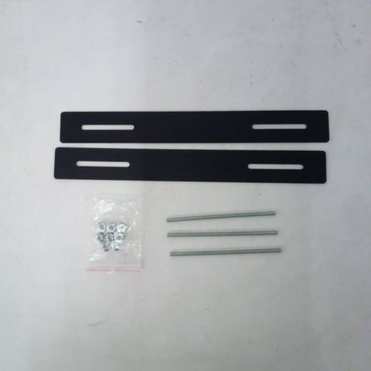 Mounting kit for mailbox to gate, fence or fence. 25cm metal fixing bars