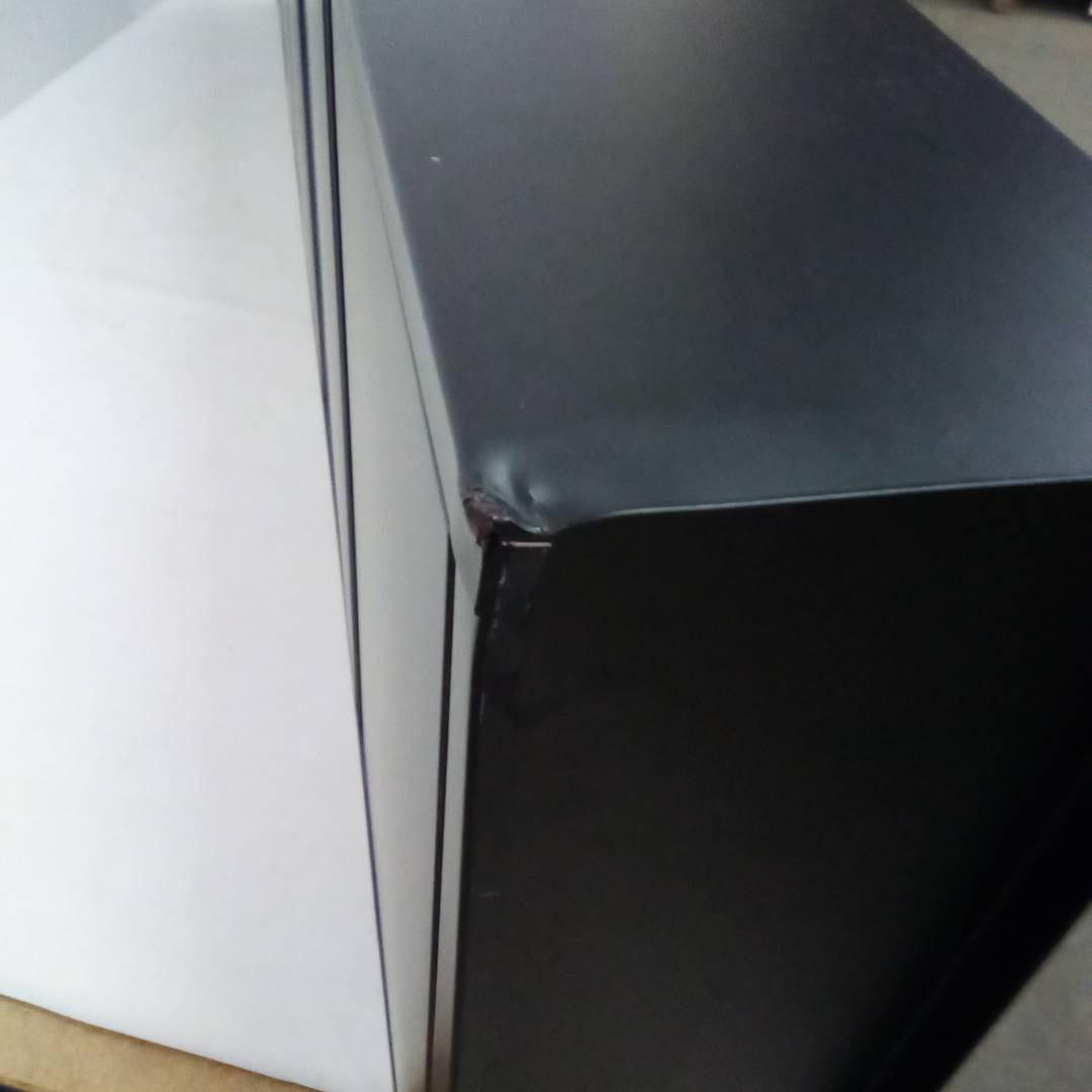 Metalen schoenenrek met 5 zwarte vakken