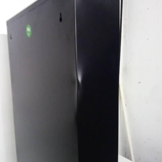 Metalen schoenenrek met 3 zwarte vakken