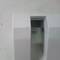Klappbarer Duschsitz. Klappstuhl mit grauem Kunststoff und Aluminiumfüßen 320x328mm