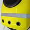 Mochila para transporte de mascotas gato y perro. Transportin de plástico rígido amarillo