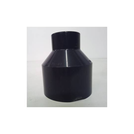 Redução Concêntrica Cônica PVC - Ampliação Ø40-50x75-90mm