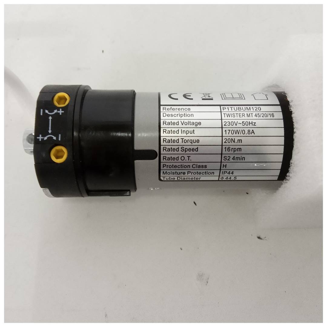 PUJOL TWISTER mt45 45 mm buismotor voor zonwering en luifels
