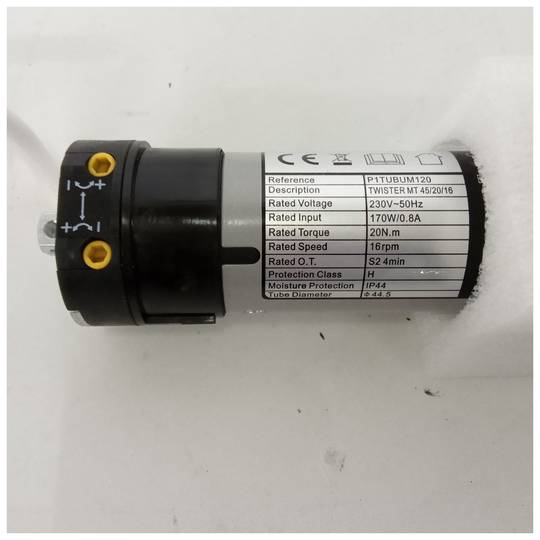 PUJOL TWISTER mt45 45 mm buismotor voor zonwering en luifels