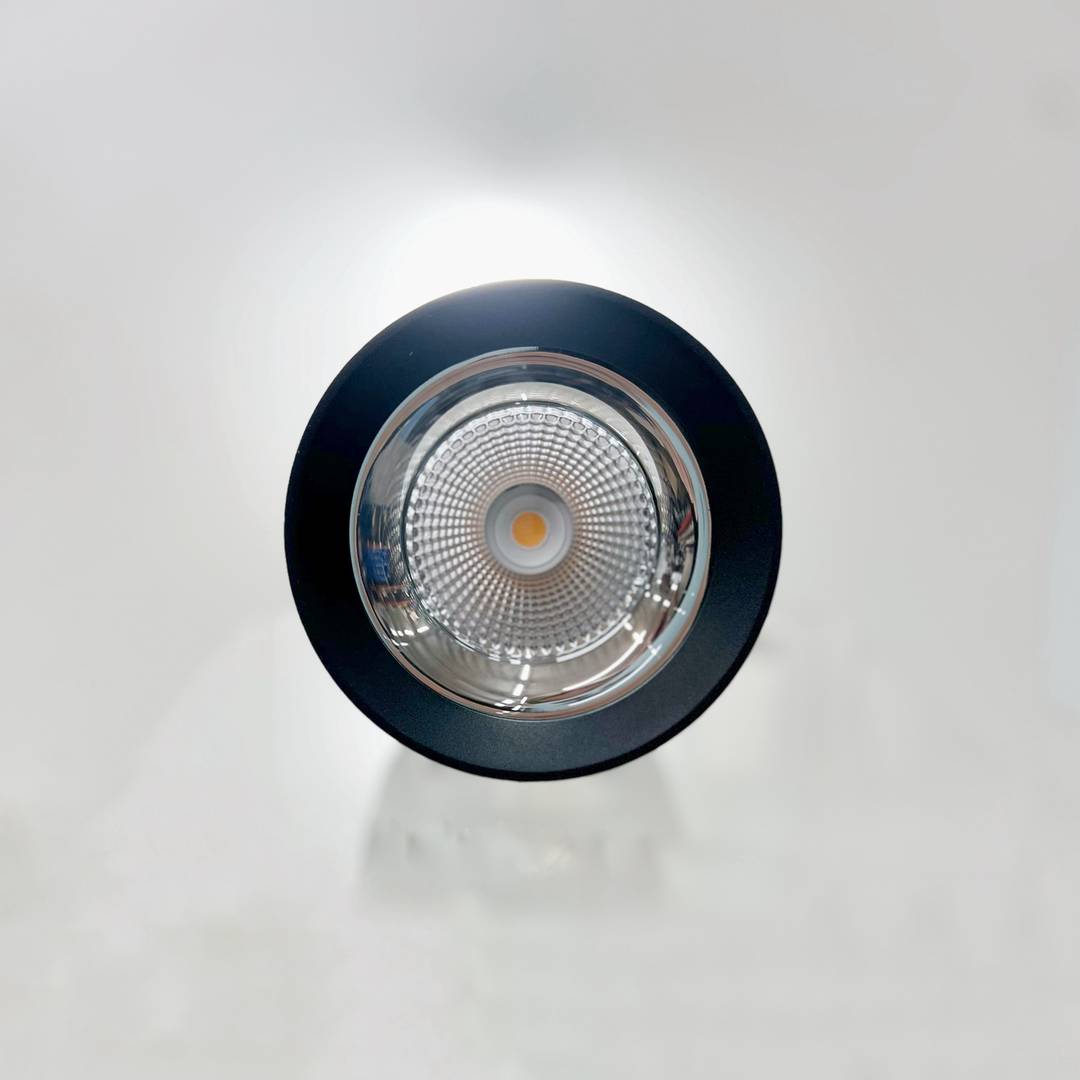 Zwarte plafondlamp 15W 3000K