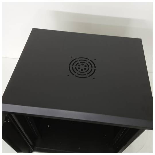 Armadio rack a parete 12U 54,5x44,5 63,5 cm nero