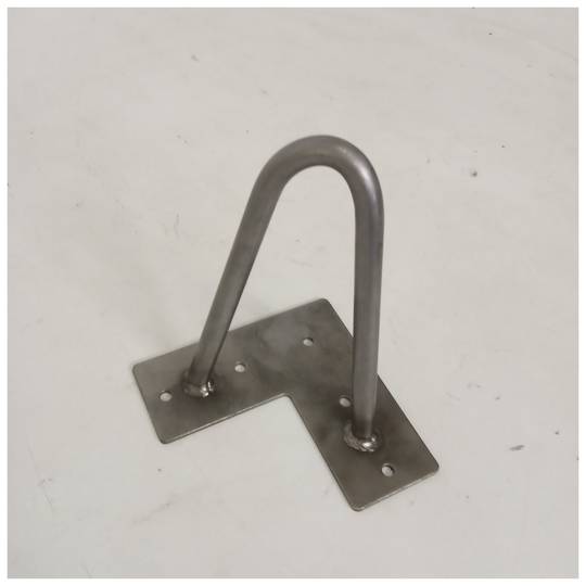 Vintage style table and furniture legs. Steel legs with 2 rods, 15 cm, 4-pack.