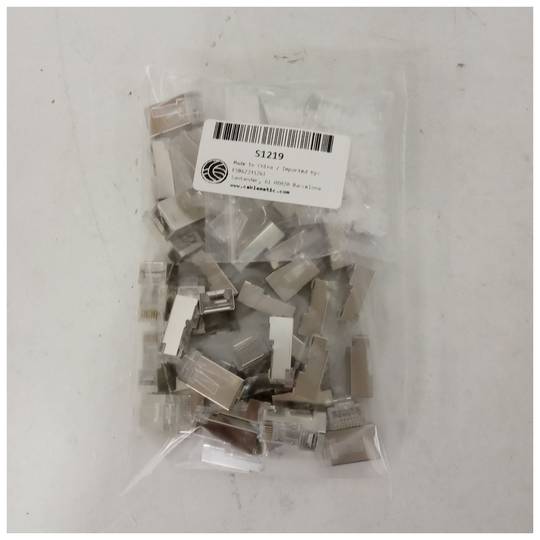 Conector STP Cat.6A RJ45 macho para crimpar - 45 unidades