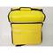 Yellow portable refrigerator 40 Liters 34x47x25cm, isothermal bag backpack for picnic, camping, beach, food delivery by motorcycle or bicycle