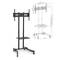 Floor stand with wheels for 37