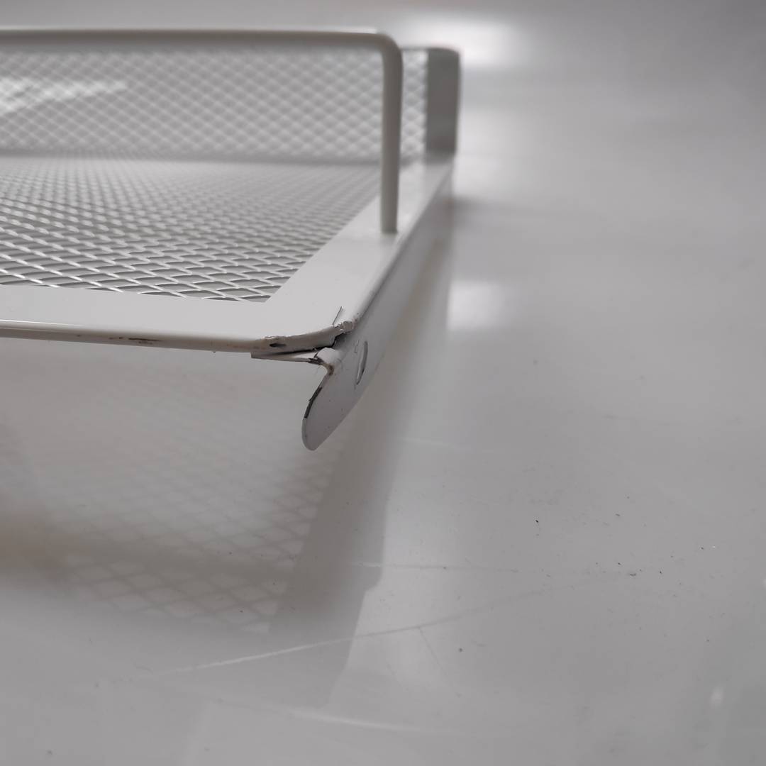 Display holder with 4 shelves for brochures and magazines Refurbished