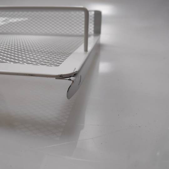 Display holder with 4 shelves for brochures and magazines Refurbished