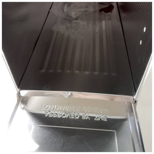 Cassetta postale in alluminio Silver US Mail per posta americana