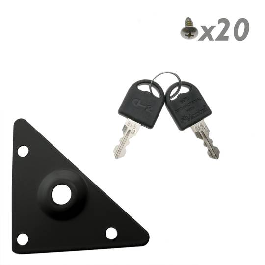 Mini boîtier ITX cubique avec 4 HDD-SATA 220x154x245mm