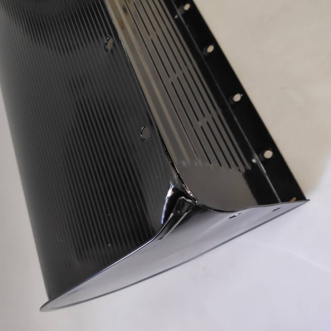 US Mail Mailbox in alluminio per posta nera americana con supporto ricondizionato