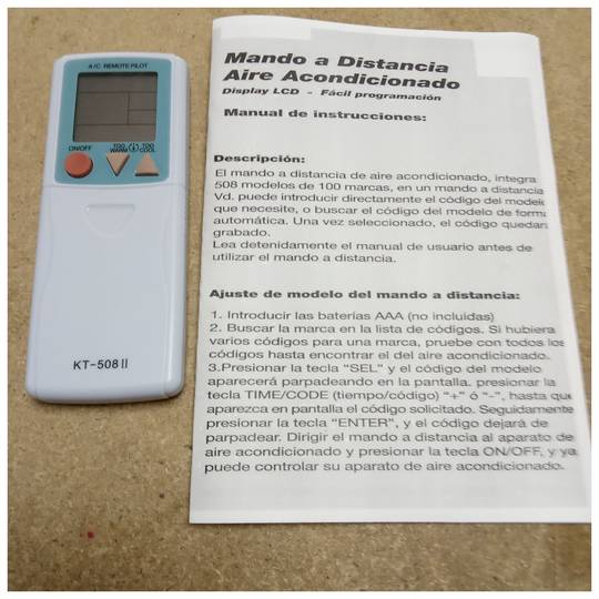 Uniwersalny pilot. Pilot do klimatyzacji, ogrzewania i klimatyzacji