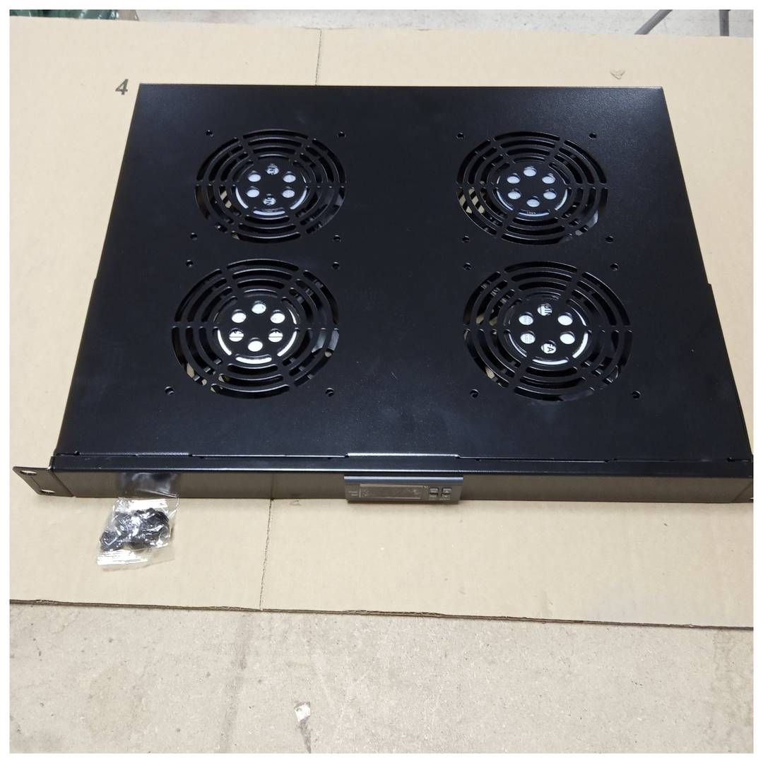 Kit ventilazione con termostato per armadio rack 19