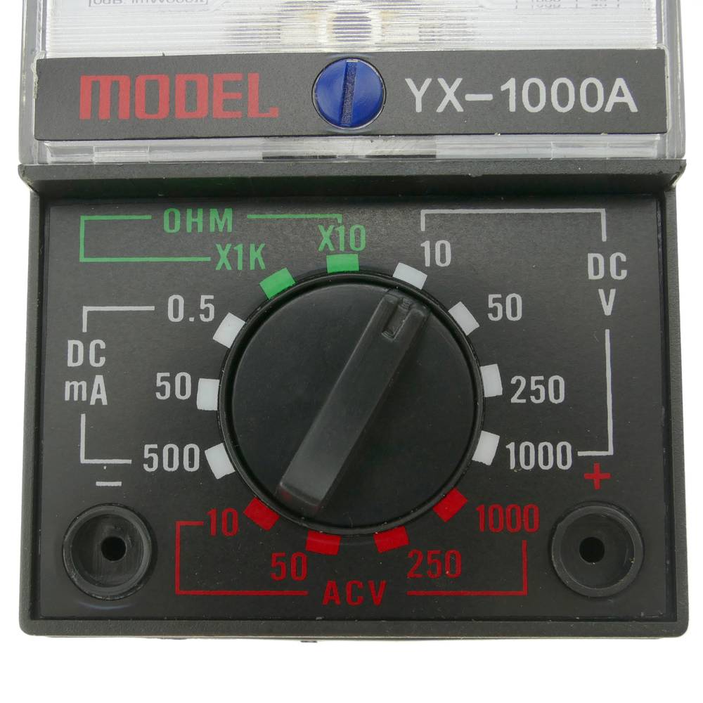 Multímetro analógico modelo YX-1000A reacondicionado