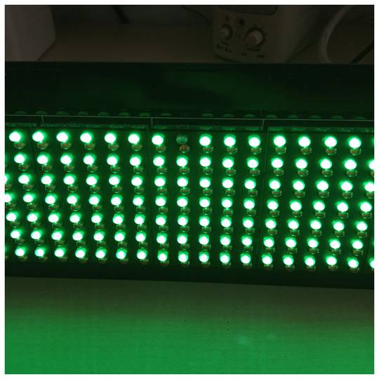 Signe LED signe électronique programmable 80x7 LED rouge verte