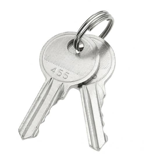 Emergency stop push button box with refurbished NC key