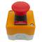 Emergency stop push button box with NC lock reconditioned