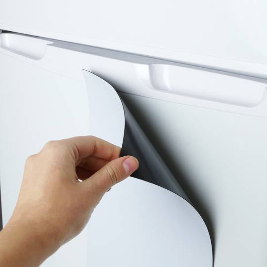 Flexibele magnetische etiketaffiche Rode A4 met magneet