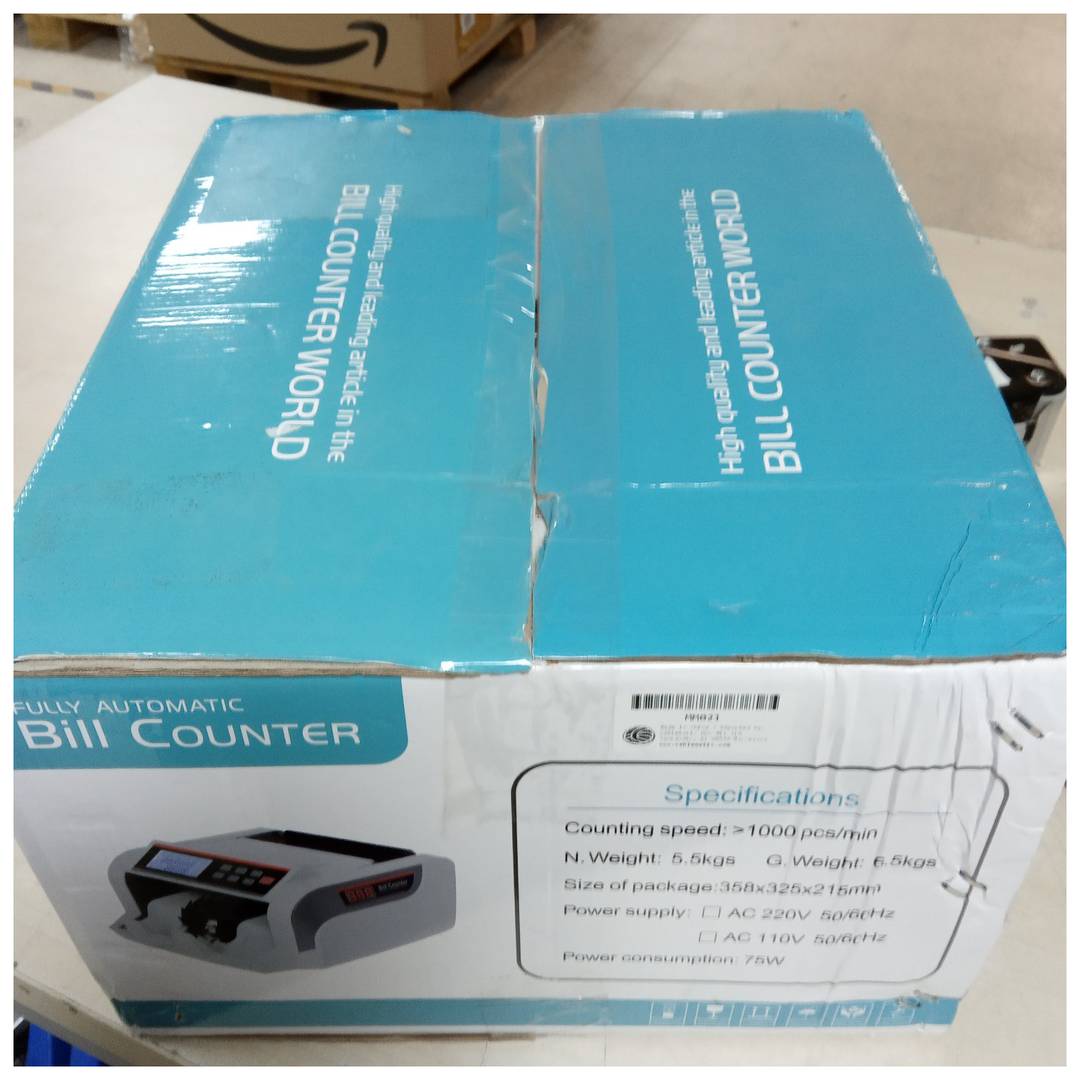 Contador e totalizador do valor das notas com detector de contrafação IR MG MT UV recondicionado