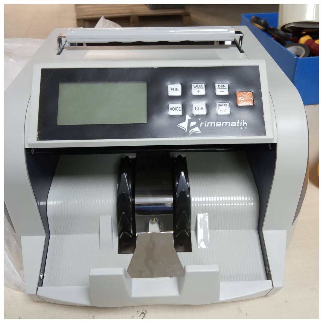 Contador e totalizador do valor das notas com detector de contrafação IR MG MT UV recondicionado