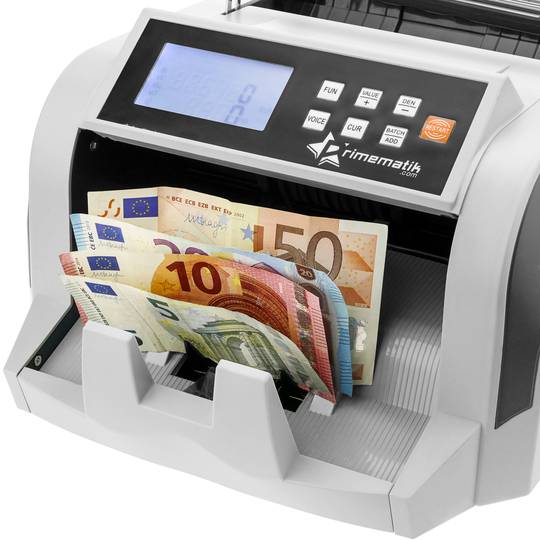 Contador e totalizador do valor das notas com detector de contrafação IR MG MT UV recondicionado