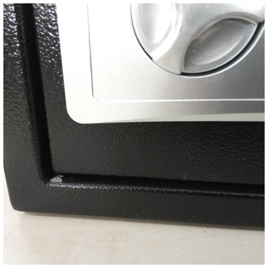 Caja fuerte de seguridad de acero con código electrónico digital 43x35x20cm negra