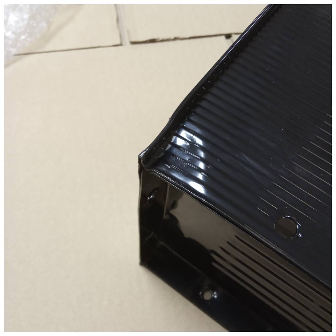 US Mail aluminium mailbox voor zwarte Amerikaanse post met ondersteuning