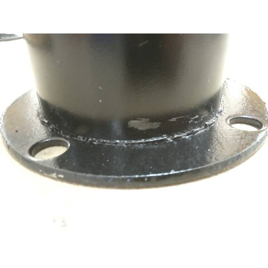 Dissuasor de amarração de metal com base pregada 12x50 cm embalagem única