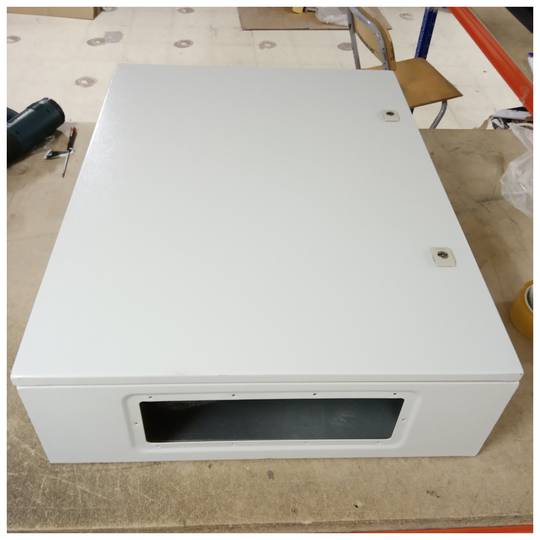 Caixa de distribuição elétrica de metal com proteção IP65 para montagem na parede 800x600x200mm