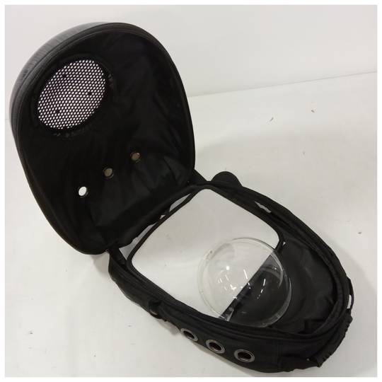 Mochila para transporte de mascotas gato y perro Transportin de plástico rígido gris