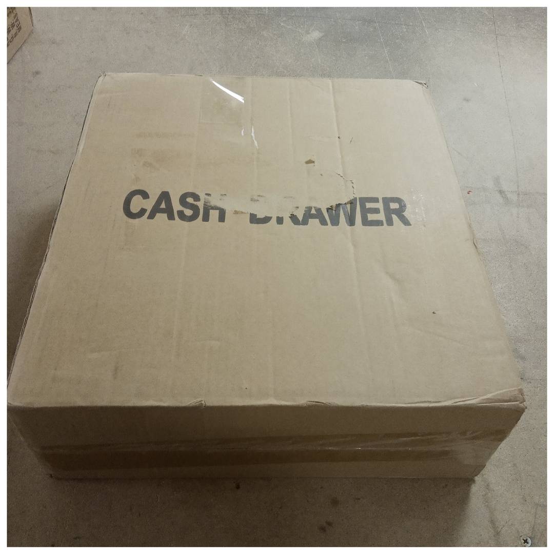 Gaveta de dinheiro preta automática RJ11 para impressora POS para notas e moedas