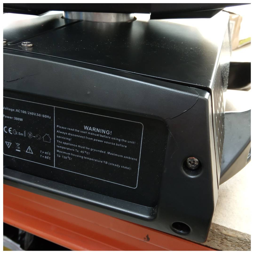 DMX512 300W moving head spotlight