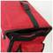 Mochila isotérmica para entrega de pedidos de comida de moto e bicicleta vermelha 35 x 25 x 49 cm.