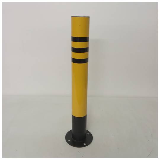 Borne en acier avec socle cloué 76x600mm