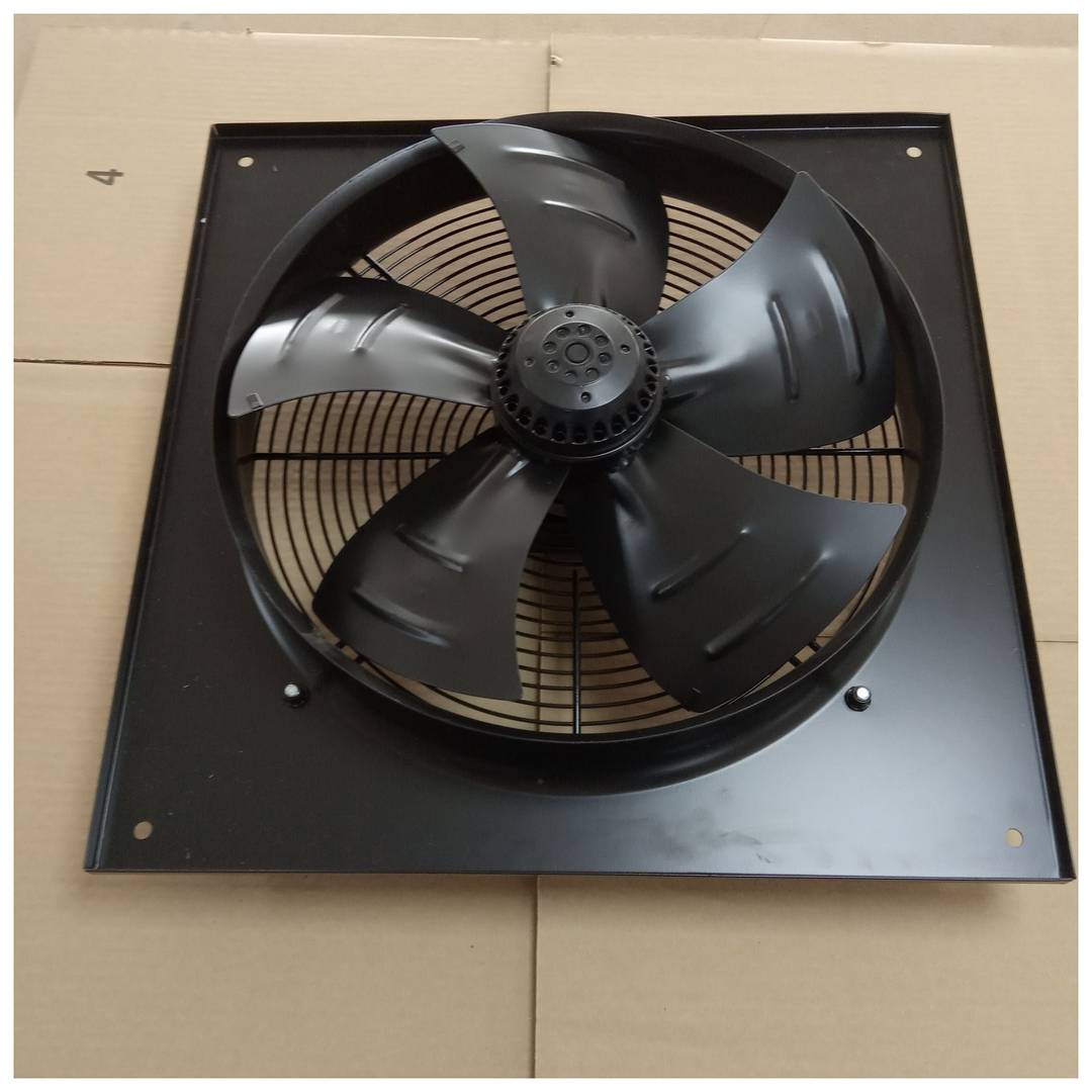 Extrator de ar montado na parede de 400 mm para ventilação industrial 1360 rpm quadrado 540x540x80 mm