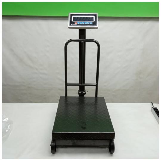 Balança industrial de plataforma 40x50 cm bàscula 200 Kg amb rodes