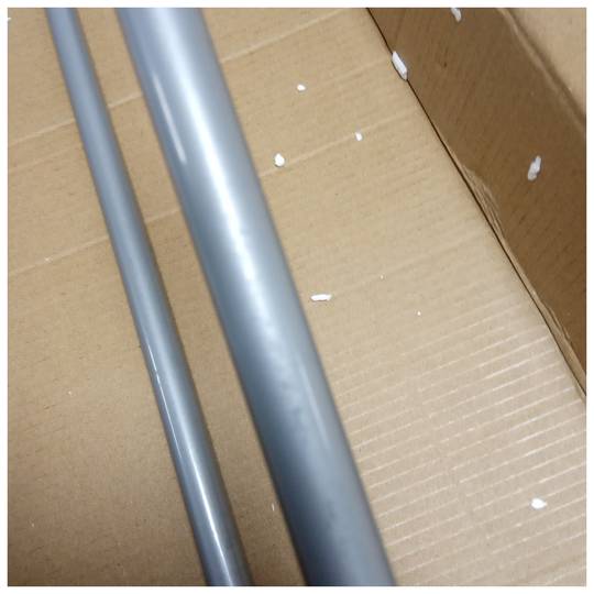 Floor standing speaker stands in gray 2 units