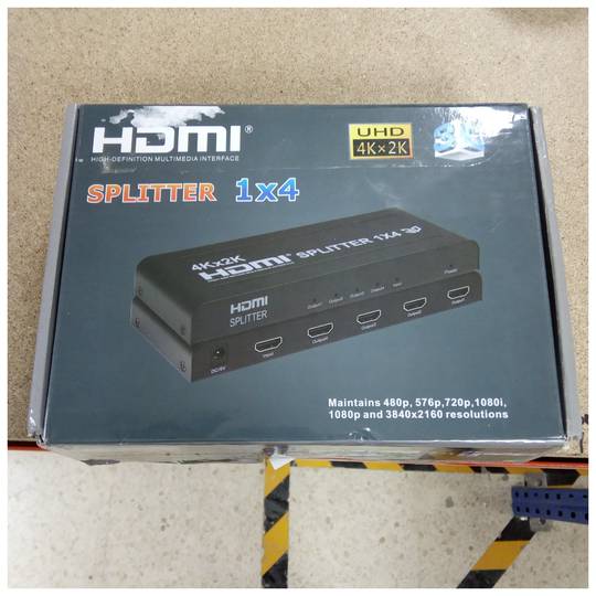 Multiplicateur vidéo 4 ports 4K HDMI 1.4b 3D