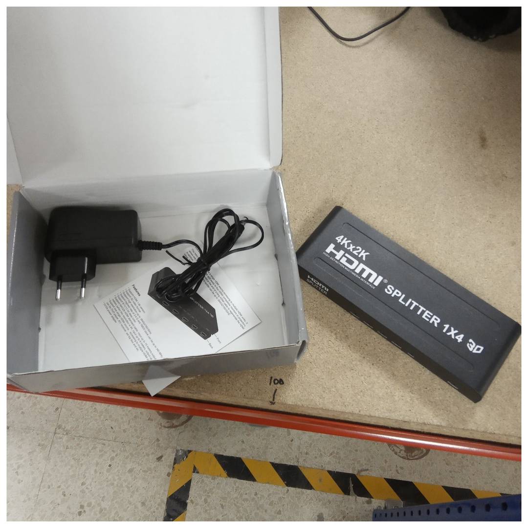 Multiplicateur vidéo 4 ports 4K HDMI 1.4b 3D